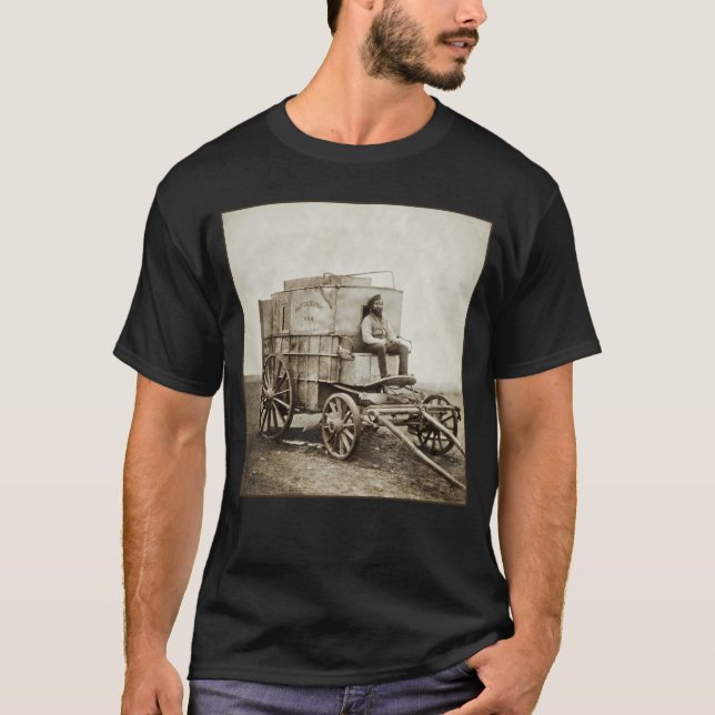 Photography Wagon of Roger Fenton Photo Realism T-Shirt (Front)