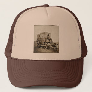 Photography Wagon of Roger Fenton Photo Realism Trucker Hat