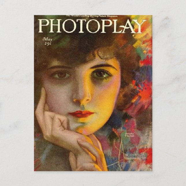 photoplay magazine cover pre 1923 postcard (Front)