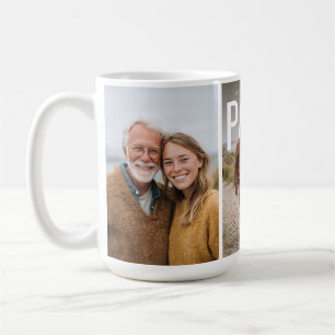 PhotoPop Love You So Much Papa Photo Collage Coffee Mug