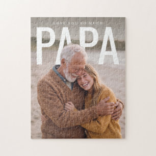 PhotoPop Love You So Much Papa Photo Jigsaw Puzzle