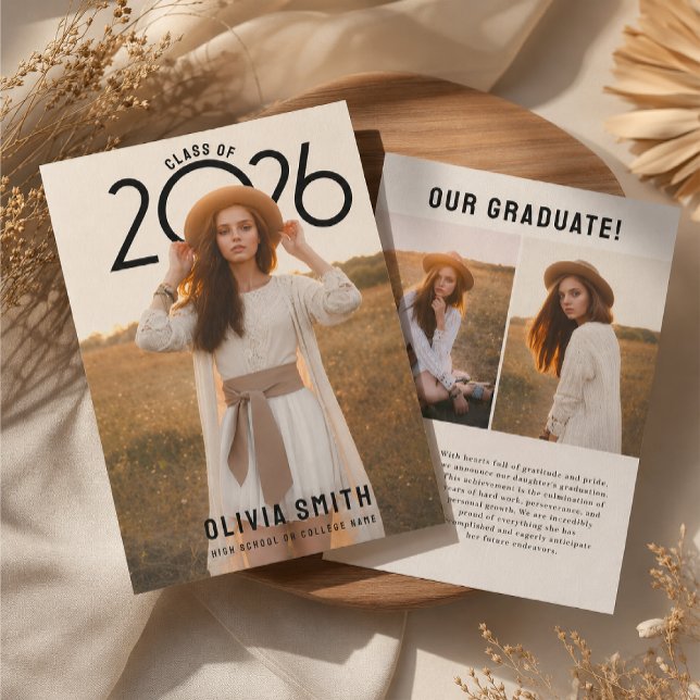 PhotoPop Modern Graduation Invitation (Creator Uploaded)