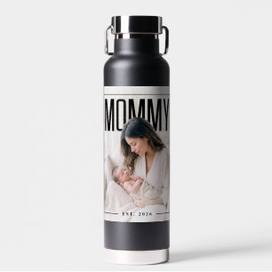 PhotoPop Mummy Est Custom Photo Water Bottle