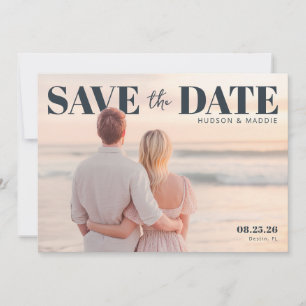 PhotoPop Save the Date Elegant