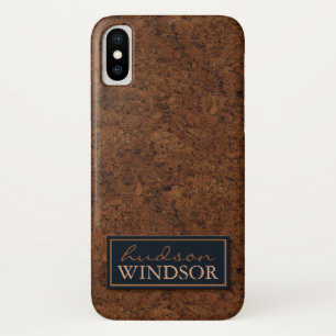 Photorealistic Dark Natural Cork Case-Mate iPhone Case