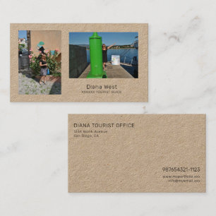 Photos Kraft Business Card