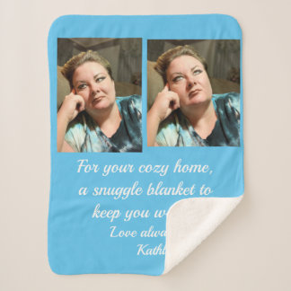 Photos Of Me Snuggle Sherpa Blankets