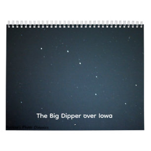 Photos of the Sky /Two Page MediumCalendar, White Calendar