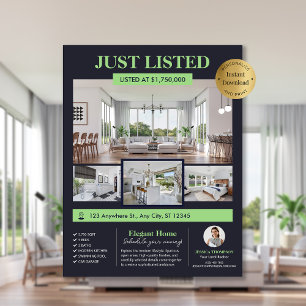 Photos Real Estate New Home Editable Listing Flyer