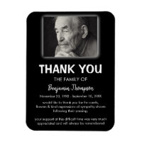 PhotoThank You Funeral Favour