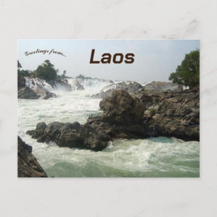 Phou Asa Laos Postcard