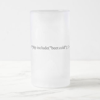 <?php include("beer.cold"); ?> frosted glass beer mug