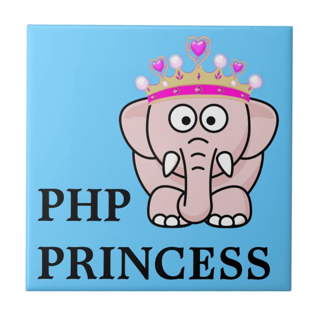 PHP Princess: Women in Open Source Web Development Tile (Front)