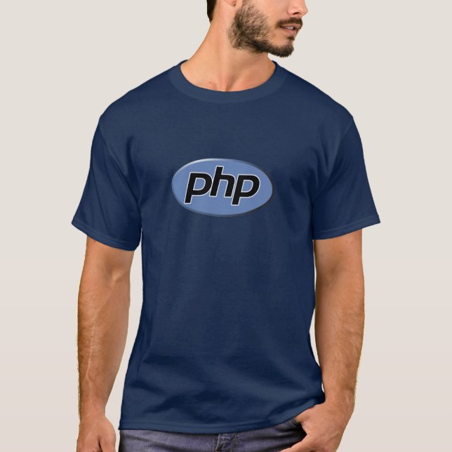 PHP T-Shirt (Navy) (Front)