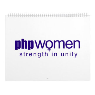 PHP Women 2010 (large) Calendar