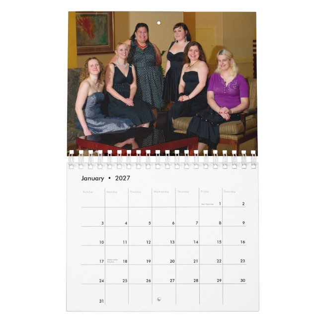 PHP Women 2010 (small) Calendar (Jan 2027)