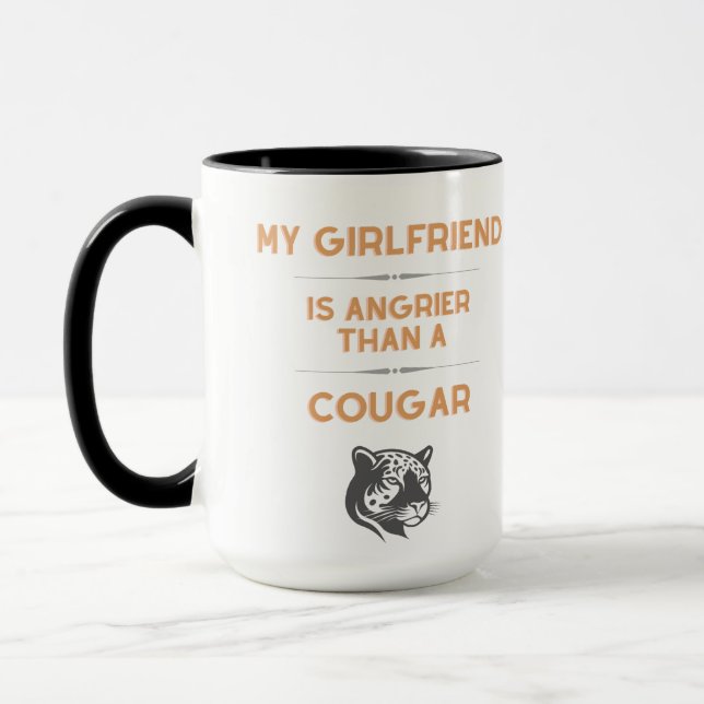 phrase for bride puma mug (Left)