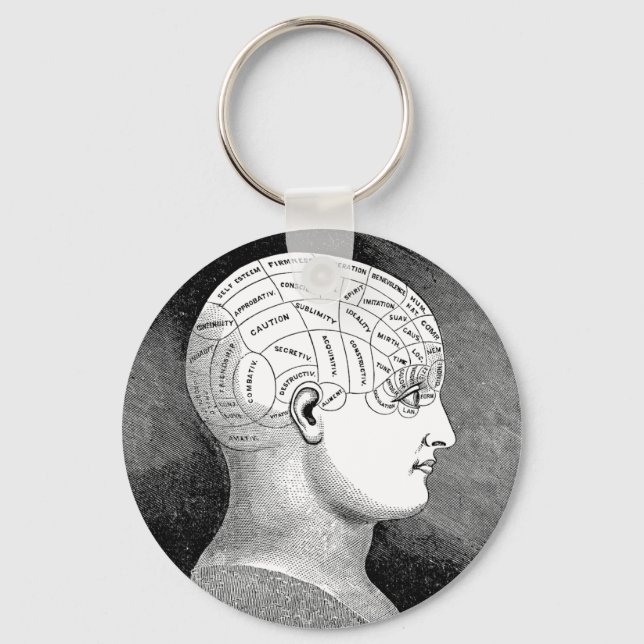 Phrenology Key Ring (Front)