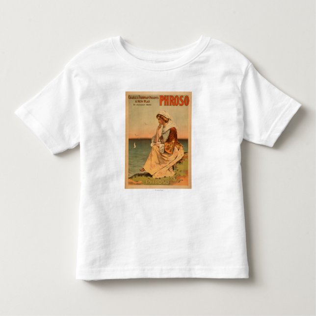 Phroso Woman at Beach Theatrical Poster Toddler T-Shirt (Front)