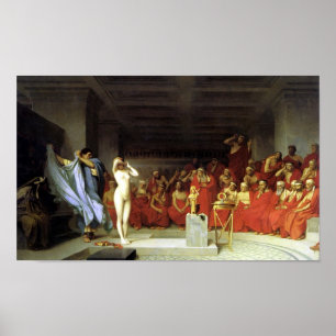 Phryne before the Areopagus Poster