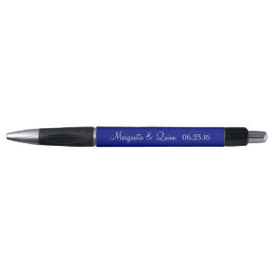 Phthalo Blue Personalised Wedding Favours