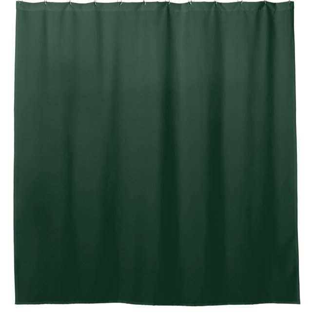Phthalo Green Shower Curtain (Front)