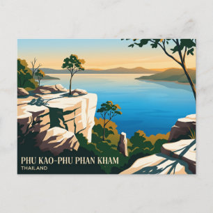 Phu Kao–Phu Phan Kham National Park Thailand Postcard