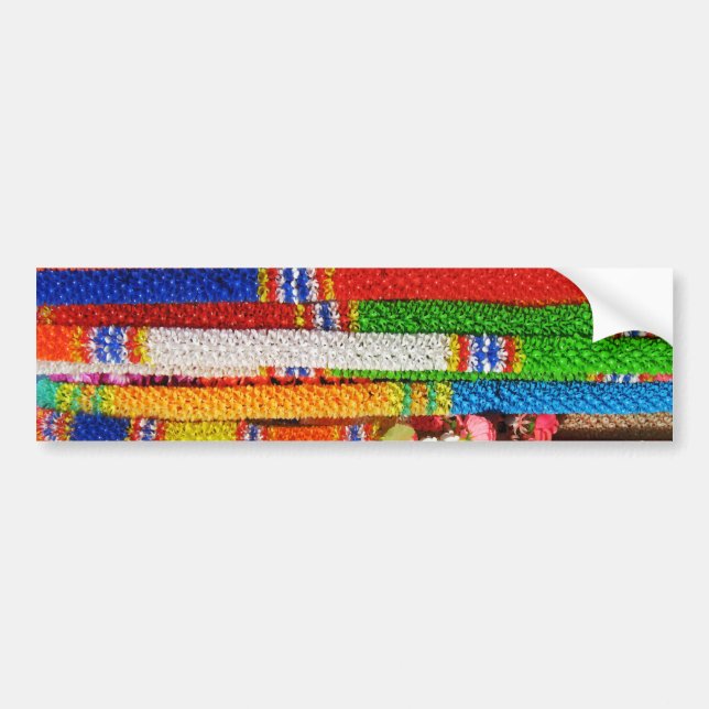 Phuang Maalai - Thai Floral Garland Bumper Sticker (Front)