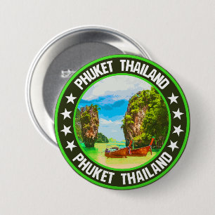 Phuket 7.5 cm round badge