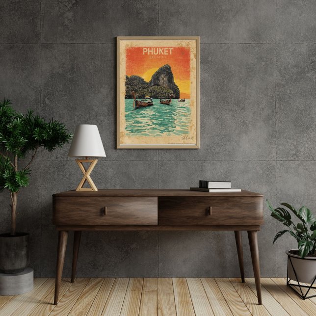 Phuket Paradise – Vintage Thailand Travel  Poster (Creator Uploaded)