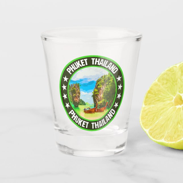 Phuket                                             shot glass (Front)