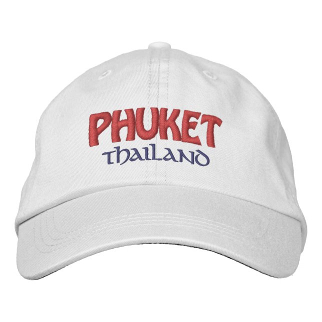 Phuket, Thailand Embroidered Hat (Front)