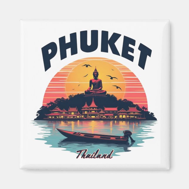 Phuket thailand magnet (Front)