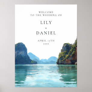 Phuket Thailand Wedding Welcome Sign