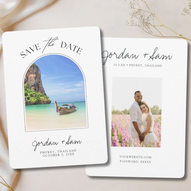 Phuket Wedding Thailand Save the Date Invitation (Phuket Wedding Thailand Save the Date Invitation
)