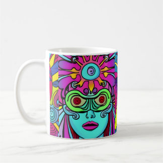 phycodelic friends coffee mug