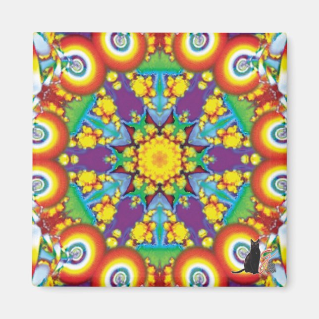 Phyletic Kaleidoscope Magnet (Front)