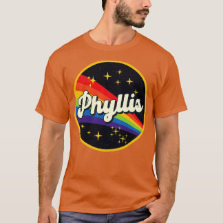 Phyllis Rainbow In Space Vintage Style T-Shirt