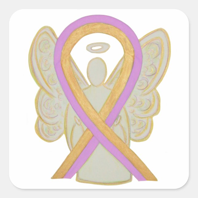 Phyllodes Tumour Awareness Ribbon Sticker Decals (Front)