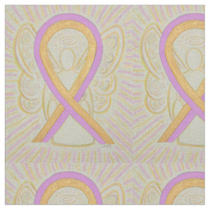 Phyllodes Tumour Breast Cancer Angel Ribbon Fabric