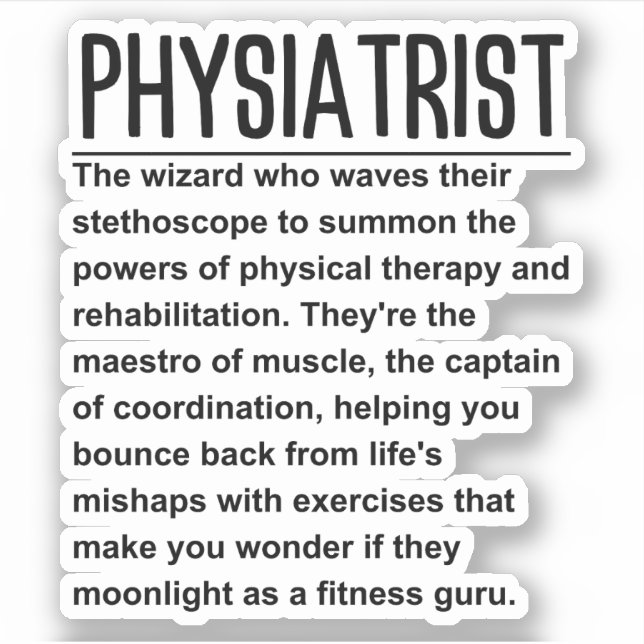 Physiatrist (Front)