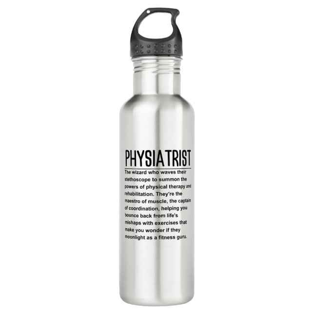Physiatrist 710 Ml Water Bottle (Front)