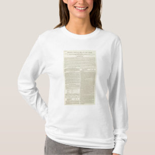 Physical Chart of the Atlantic Ocean T-Shirt