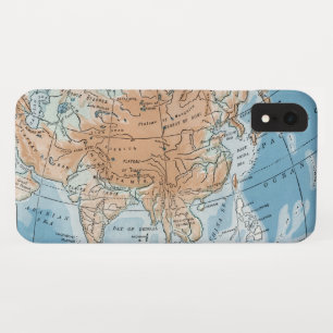 Physical Map of Asia (1916) Case-Mate iPhone Case