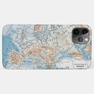 Physical Map of Europe (1916) Case-Mate iPhone Case
