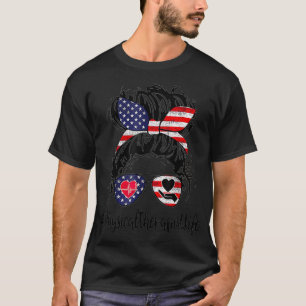 Physical Therapist 4th Of July For America Physica T-Shirt