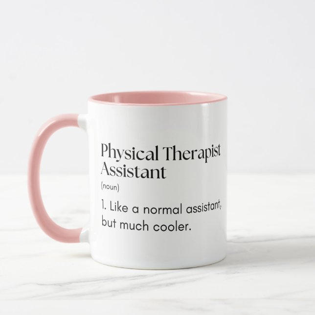Physical Therapist Assistant Funny Definition Mug (Left)
