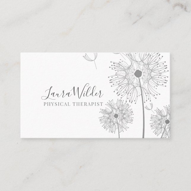 Physical Therapist Business Card (Front)