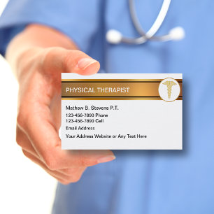 Physical Therapist Business Cards