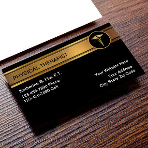 Physical Therapist Business Cards